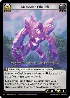 Memorite Obelith 022