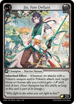 Jin, Fate Defiant 004