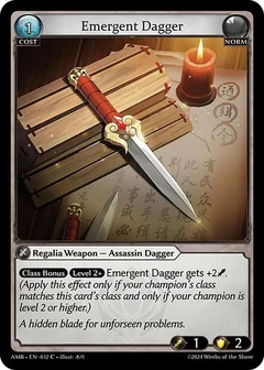 Emergent Dagger 012