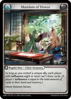Mandate of Honor 017
