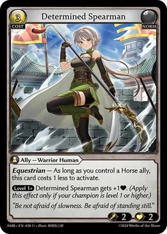 Determined Spearman 038