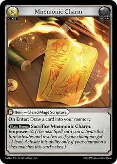 Mnemonic Charm 061