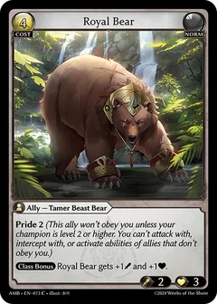 Royal Bear 073