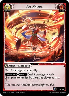 Set Ablaze 120