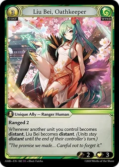 Liu Bei, Oathkeeper 182
