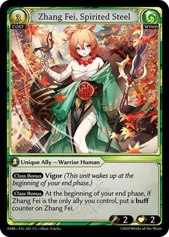Zhang Fei, Spirited Steel 201
