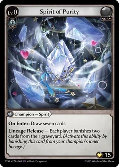 Spirit of Purity 001