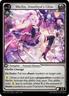 Merlin, Amethyst's Glow 006
