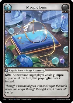Myopic Lens 014