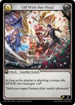 Off With Her Head (Curio Foil) 054