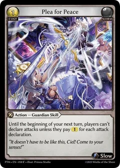 Plea for Peace (Curio Foil) 058