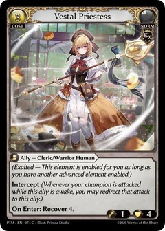 Vestal Priestess (Curio Foil) 074
