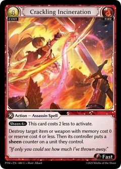 Crackling Incineration 080
