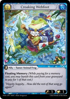 Croaking Webfoot (Curio Foil) 108