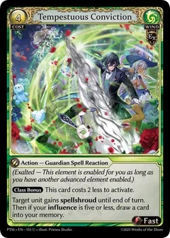 Tempestuous Conviction (Curio Foil) 155