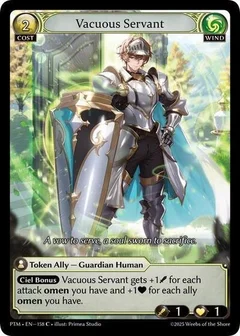 Vacuous Servant (Curio Foil) 158