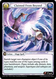 Claimed From Beyond 170