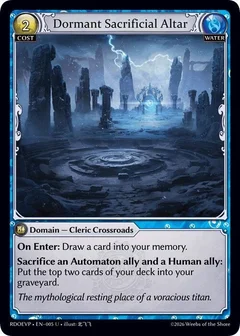 Dormant Sacrificial Altar 005