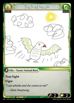 Trained Hawk 025