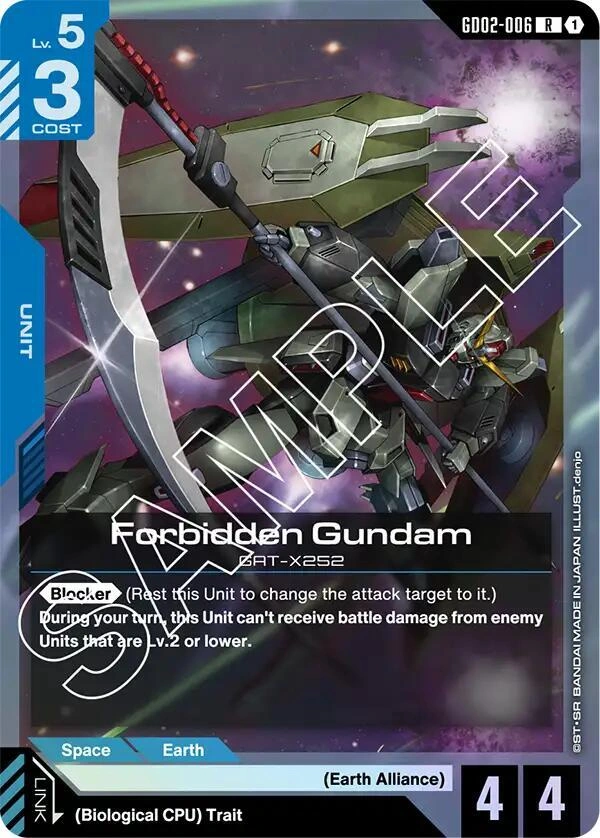 Forbidden Gundam Holofoil
