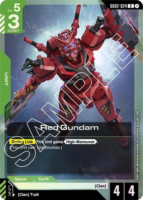 Red Gundam Holofoil