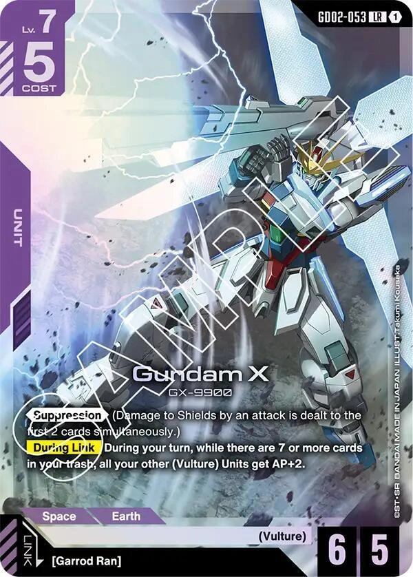 Gundam X (GD02-053) Holofoil