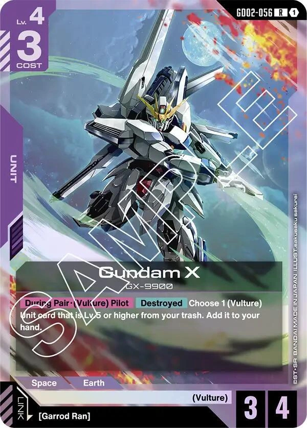 Gundam X (GD02-056) Holofoil