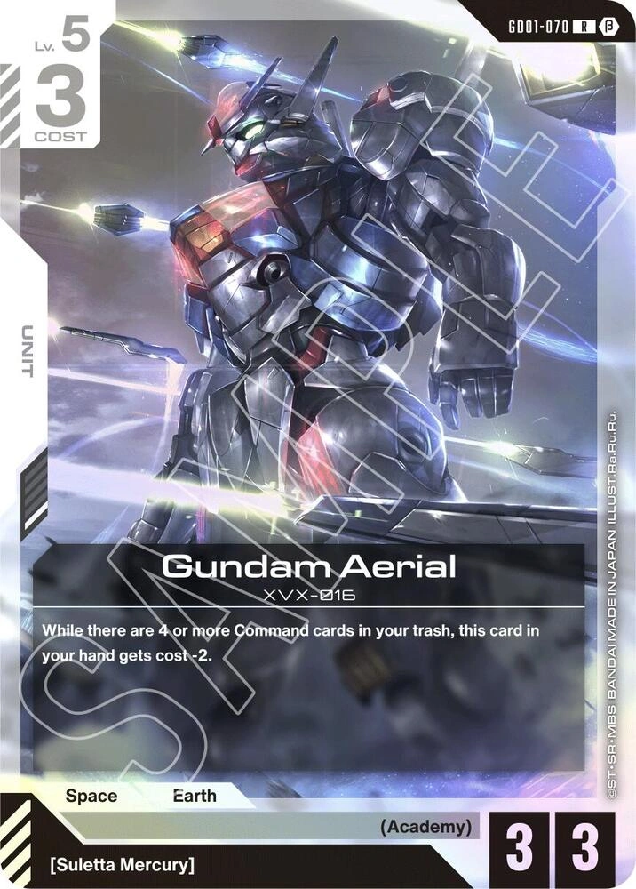 Gundam Aerial Holofoil