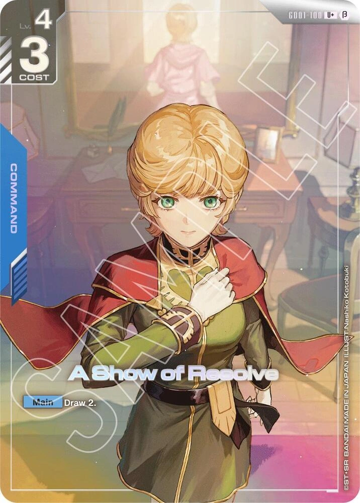 A Show of Resolve (U+) Holofoil