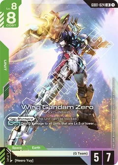 Wing Gundam Zero Holofoil GD01-024