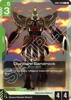 Gundam Sandrock Holofoil GD01-028