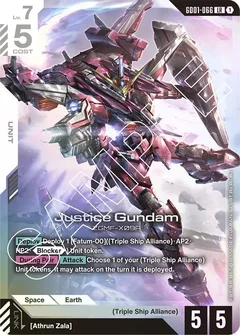 Justice Gundam Holofoil GD01-066