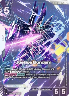 Justice Gundam (LR+) Holofoil GD01-066