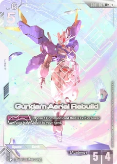 Gundam Aerial Rebuild (LR+) Holofoil GD01-067