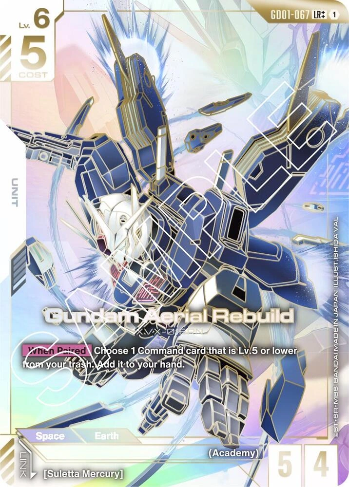 Gundam Aerial Rebuild (LR++) Holofoil