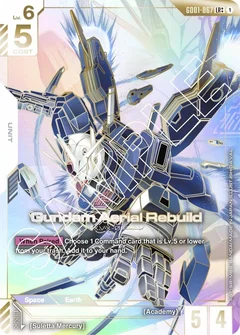 Gundam Aerial Rebuild (LR++) Holofoil GD01-067