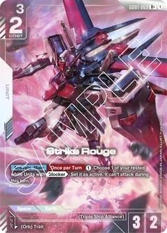 Strike Rouge (R+) Holofoil GD01-069