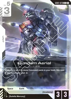 Gundam Aerial Holofoil GD01-070