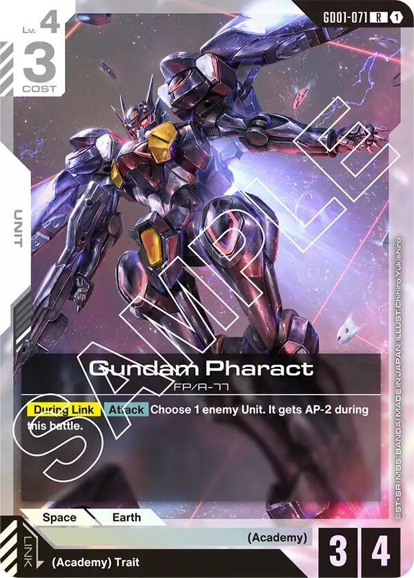 Gundam Pharact Holofoil