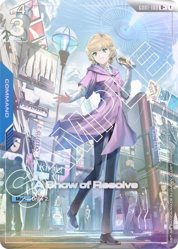 A Show of Resolve (U+) Holofoil