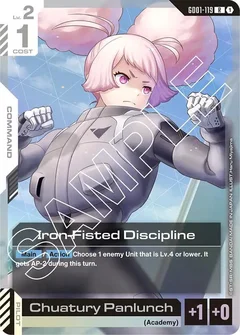 Iron-Fisted Discipline Holofoil GD01-119