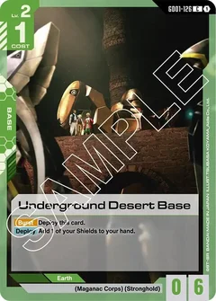 Underground Desert Base GD01-126