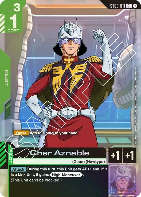 Char Aznable (C+) Holofoil