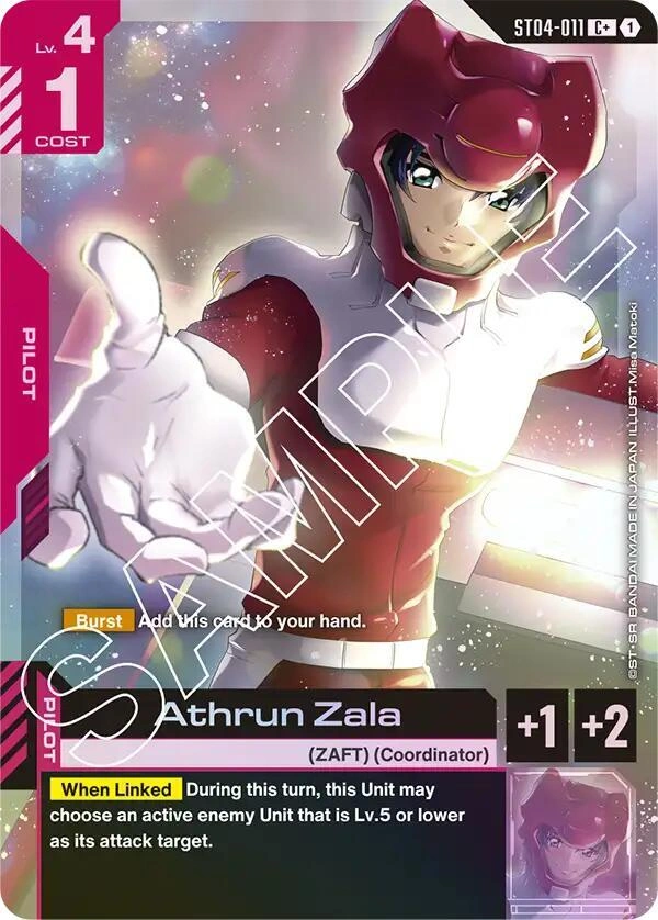 Athrun Zala (C+) Holofoil
