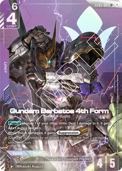 Gundam Barbatos 4th Form (LR+) Holofoil ST05-001
