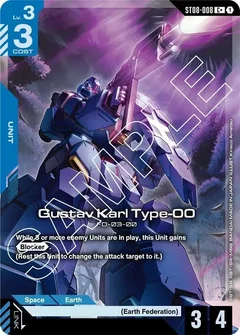 Gustav Karl Type-00 (C+) Holofoil ST08-008