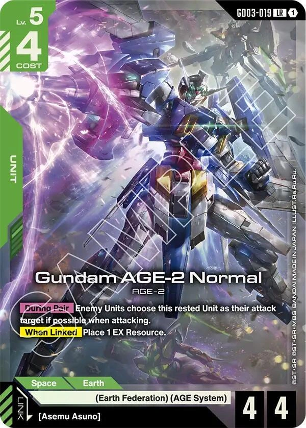 Gundam AGE-2 Normal Holofoil