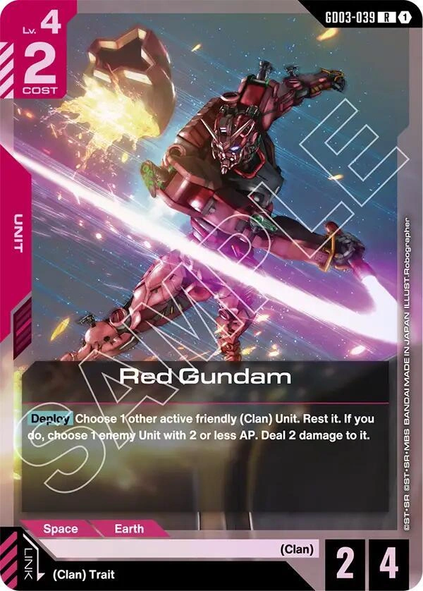 Red Gundam Holofoil