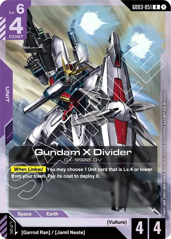 Gundam X Divider Holofoil