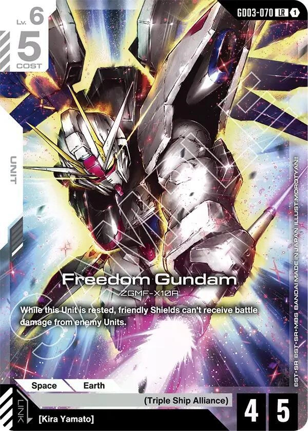 Freedom Gundam (GD03-070) Holofoil